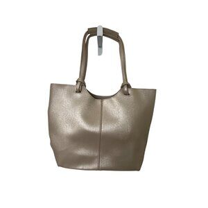 Neiman Marcus Metallic Vegan Leather Tote Bag